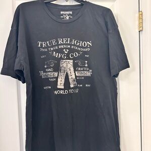 True Religion Black World Tour Tee